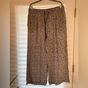 GAP Blue Wide Leg Pants with Flowing Silhouette